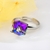 Picture of Amazing Swarovski Element Platinum Plated Adjustable Ring