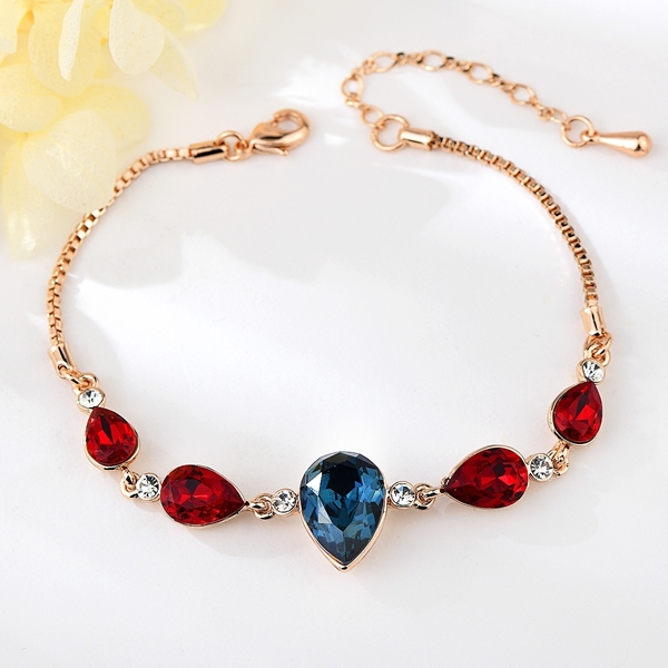 Picture of Classic and fashionable imitation crystal alloy bracelet