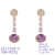 Picture of Irresistible Purple Luxury Dangle Earrings As a Gift