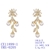 Picture of New Cubic Zirconia Luxury Dangle Earrings