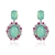 Picture of Distinctive Green Cubic Zirconia Dangle Earrings with Low MOQ