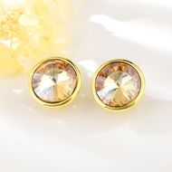 Picture of Fancy Big Blue Big Stud Earrings