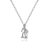 Picture of Reasonably Priced Platinum Plated 999 Sterling Silver Pendant Necklace from Reliable Manufacturer