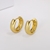 Picture of Amazing Small Gold Plated Huggie Earrings