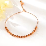 Picture of Low Cost Rose Gold Plated 925 Sterling Silver Fashion Bracelet with Low Cost