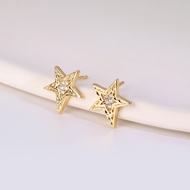 Picture of Famous Small Delicate Big Stud Earrings