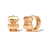 Picture of Shop Copper or Brass Small Huggie Earrings with Wow Elements