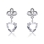 Picture of Buy Platinum Plated White Dangle Earrings with Low Cost