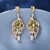 Picture of Fashionable Big Cubic Zirconia Dangle Earrings