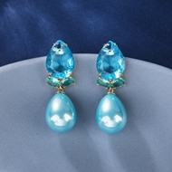 Picture of Affordable Gold Plated Cubic Zirconia Dangle Earrings from Trust-worthy Supplier