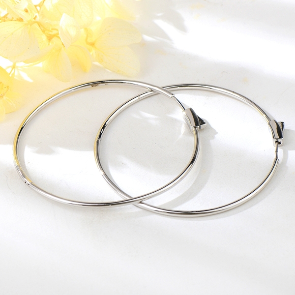 Picture of Delicate Plain Big Huggie Earrings