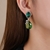 Picture of Fast Selling Green Gold Plated Dangle Earrings with No-Risk Return