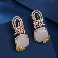 Picture of Charming Yellow Gold Plated Dangle Earrings with Easy Return