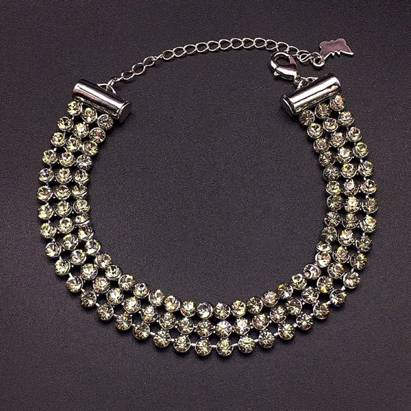 Picture of Funky Irregular Swarovski Element Fashion Bracelet