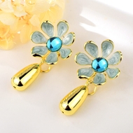 Picture of Delicate Flowers & Plants Zinc Alloy Dangle Earrings