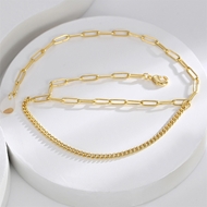 Picture of Filigree Irregular Gold Plated Anklet