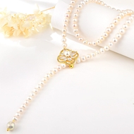 Picture of Classic Gold Plated Long Chain Necklace with Price