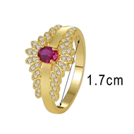 Picture of Eye-Catching Red Cubic Zirconia Fashion Ring with Member Discount