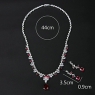 Picture of Low Cost Platinum Plated Party 2 Piece Jewelry Set with Low Cost