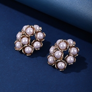 Picture of Luxury Artificial Pearl Dangle Earrings at Unbeatable Price