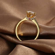 Picture of Delicate Gold Plated Fashion Ring Online Only