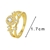 Picture of Reasonably Priced Gold Plated Party Fashion Ring with Low Cost