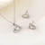 Picture of Popular Cubic Zirconia Delicate 2 Piece Jewelry Set