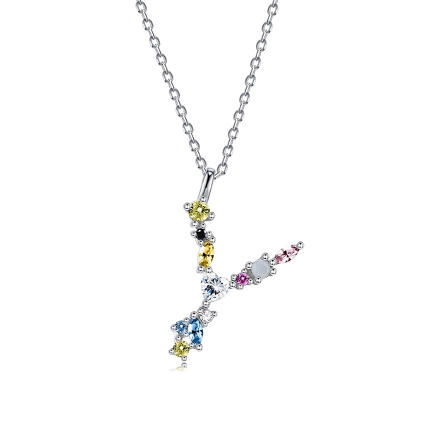 Picture of Charming Colorful 925 Sterling Silver Pendant Necklace As a Gift